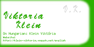 viktoria klein business card