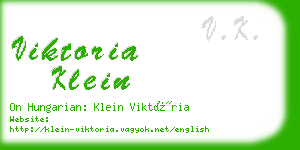 viktoria klein business card